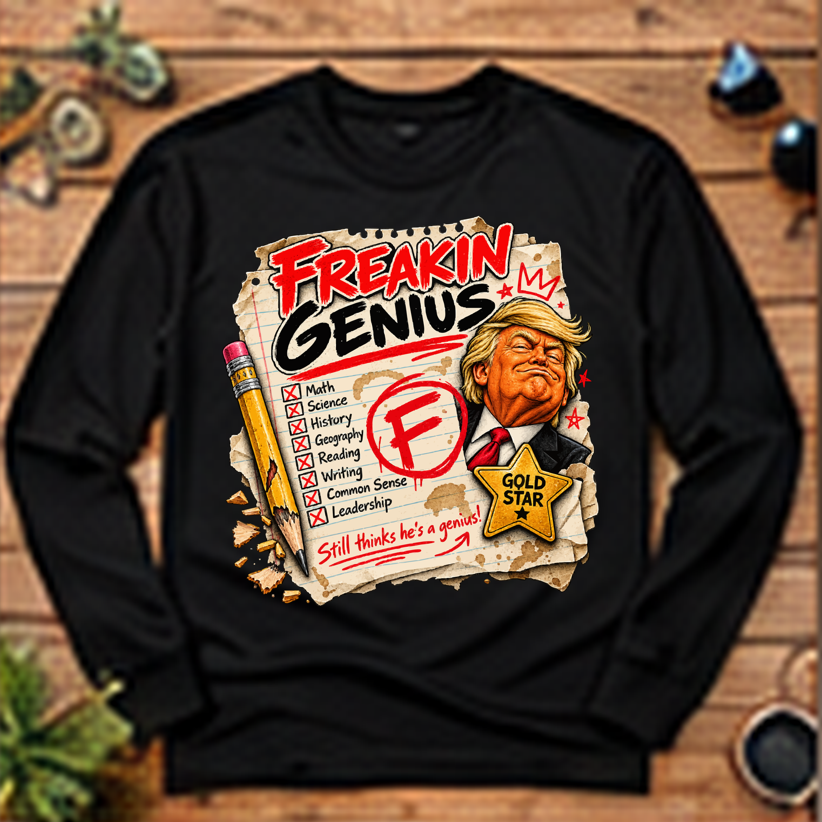 Freakin Genius Long-Sleeve T-Shirt