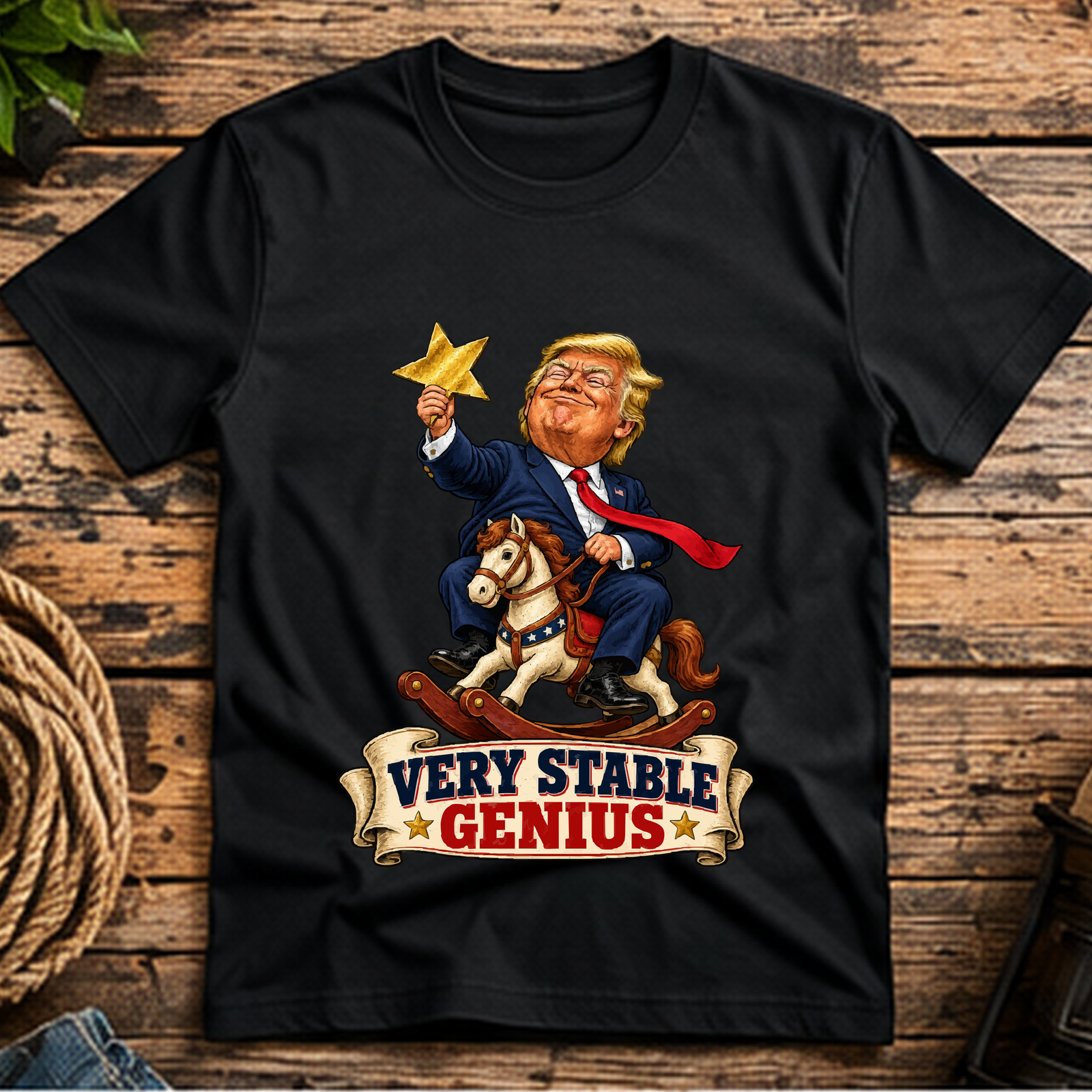 Very Stable Genius Short-Sleeve T-Shirt